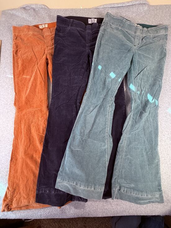 We The Free Denim - We The Free Set of Three Corduroy Bell Bottom Pants, Size 31